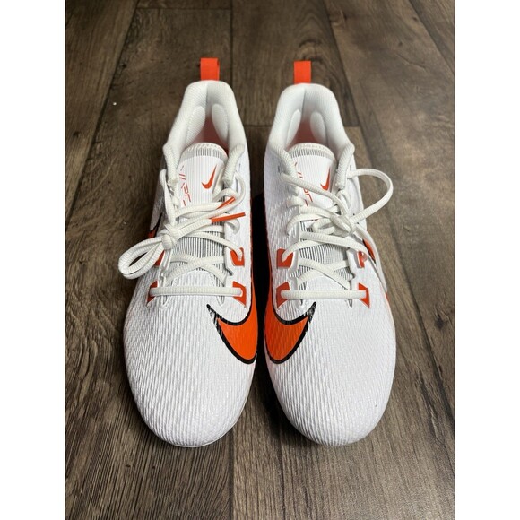 Nike Vapor Edge Speed 360 2 White Orange Football Cleat FQ4045-100 Men Size 11.5 - Picture 1 of 7